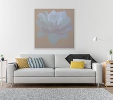 Load image into Gallery viewer, Ghost Peony - 24" x 24" print